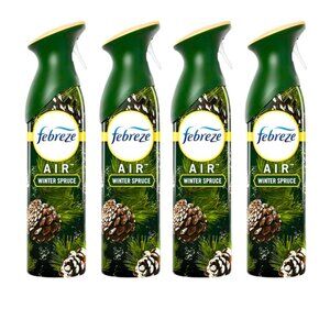 Febreze AIR Winter Spruce Holiday Scent Spray – 4 Pack – Limited Edition
